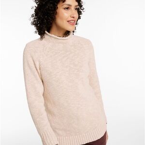 L.L. Bean Women's Orange Turtleneck Sweater